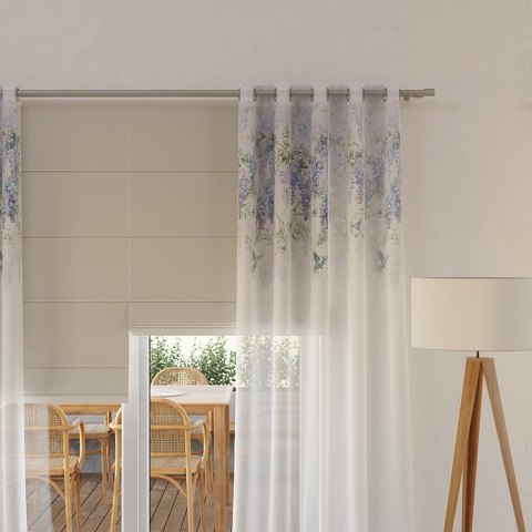 ESTI Firanka z ołowianką WOAL wzór od góry, wysokość 315cm, kolor 001 D00137/WOA/G01/000315/1