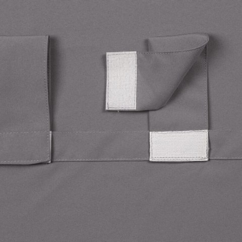 ZASŁONA GOTOWA GARDEN NA SZELKACH 155X220 CM STALOWY