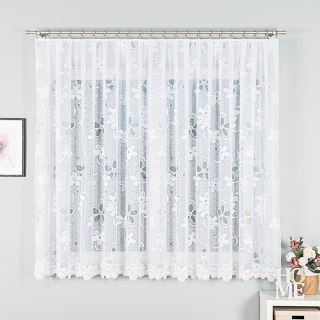 Firanka żakardowa na metry 049885 wysokość 170 cm kolor biały