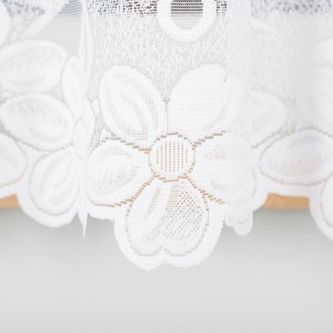 Firanka żakardowa na metry 049885 wysokość 170 cm kolor biały