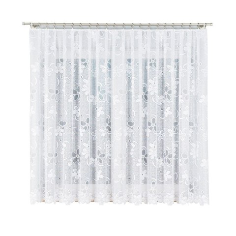 Firanka żakardowa na metry 049885 wysokość 170 cm kolor biały