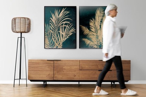 OBRAZ 639 45 X 60 CM CIEMNOZIELONY