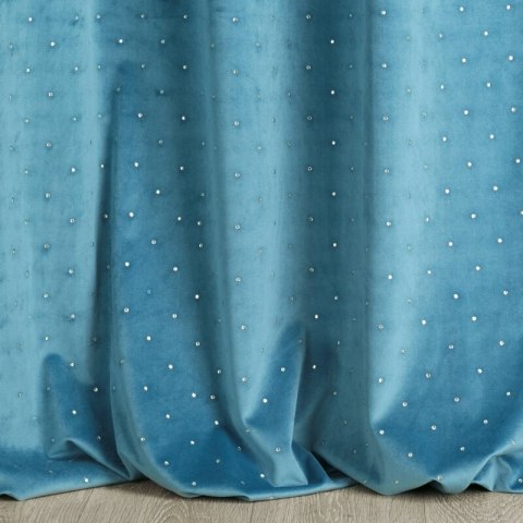 ZASŁONA GOTOWA JOLIE1 140X250 CM TURKUSOWY