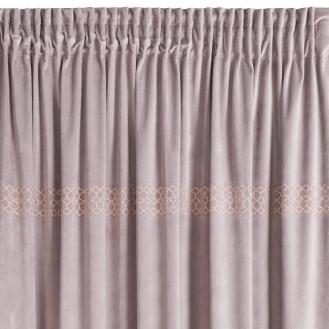 ZASŁONA GOTOWA JOVITA NA TAŚMIE 140 X 270 CM RÓŻOWY