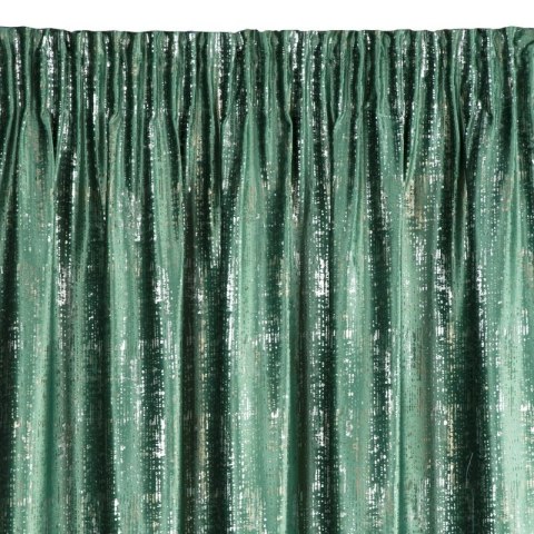 ZASŁONA GOTOWA VILMA NA TAŚMIE 140 X 270 CM CIEMNOZIELONY