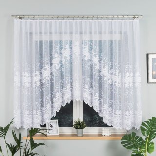 Firanka gotowa żakardowa JOWITA 150x400 cm kolor biały