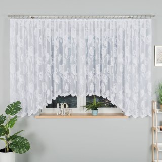 Firanka gotowa żakardowa SONIA 160x550 cm kolor biały