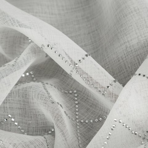 FIRANA GOTOWA KLEO NA TAŚMIE 350 X 145 CM BIAŁY