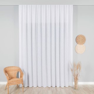 Firanka fantazyjna z ołowianką na metry 002022 wysokość 300 cm kolor biały