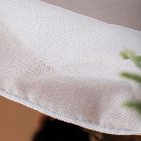 Firanka fantazyjna z ołowianką, wysokość 300cm, kolor 001 biały 012606/OLO/001/000300/1