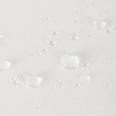 LARA Tkanina dekoracyjna gładka wodoodporna, szerokość 165cm, kolor 012 kremowy 004770/TDW/012/165000/1