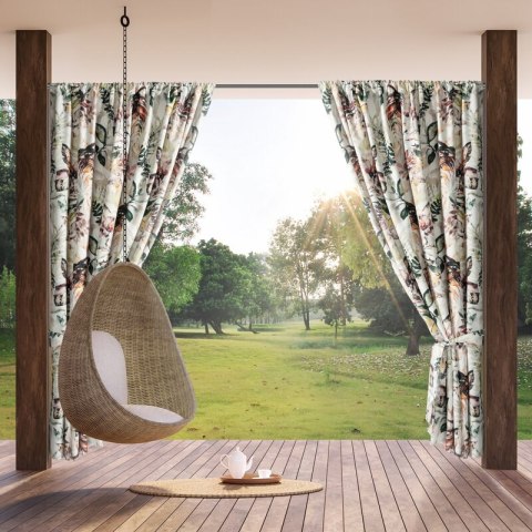 ZASŁONA GOTOWA GARDEN2 NA TAŚMIE 155 X 200 CM BIAŁY