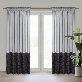 FIRANA GOTOWA MARION NA TAŚMIE 140 X 270 CM CZARNY