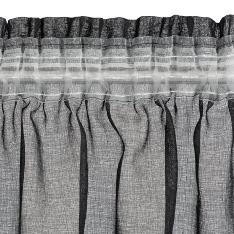 FIRANA GOTOWA MARION NA TAŚMIE 140 X 270 CM CZARNY