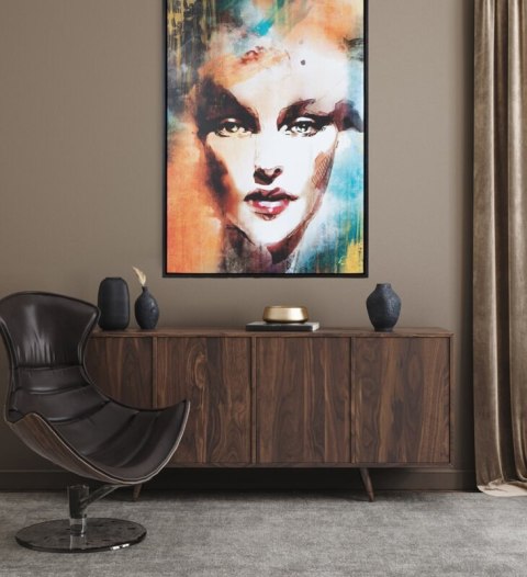 OBRAZ 637 50 X 70 CM POMARAŃCZOWY