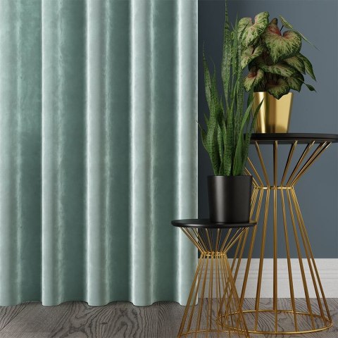 VELVI Tkanina dekoracyjna, wysokość 300cm, kolor 007 miętowy VELVI0/TDP/007/000300/1