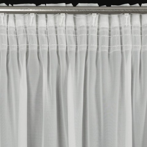 FIRANA GOTOWA KATHY NA TAŚMIE 140 X 270 CM BIAŁY