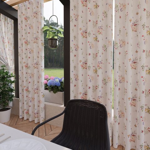 ELARA Tkanina dekoracyjna NINA WODOODPORNA, 160cm, kolor 001 biały D00242/NIW/001/160000/1