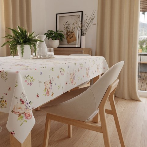 ELARA Tkanina dekoracyjna NINA WODOODPORNA, 160cm, kolor 001 biały D00242/NIW/001/160000/1