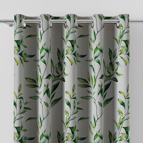 LIŚCIE Tkanina dekoracyjna BLACKOUT, 145cm, kolor 001 D00192/BLC/001/145000/1