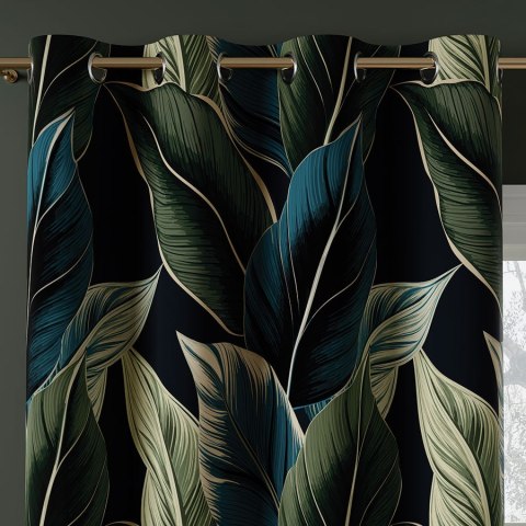 ZURIN Tkanina dekoracyjna BLACKOUT, 145cm, kolor 002 granatowy D00243/BLC/002/145000/1