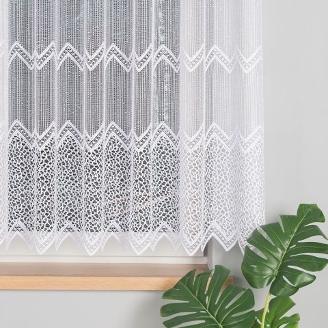Firanka żakardowa na metry 639040 wysokość 150 cm kolor biały
