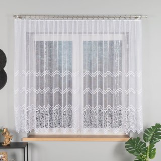 Firanka żakardowa na metry 639040 wysokość 150 cm kolor biały