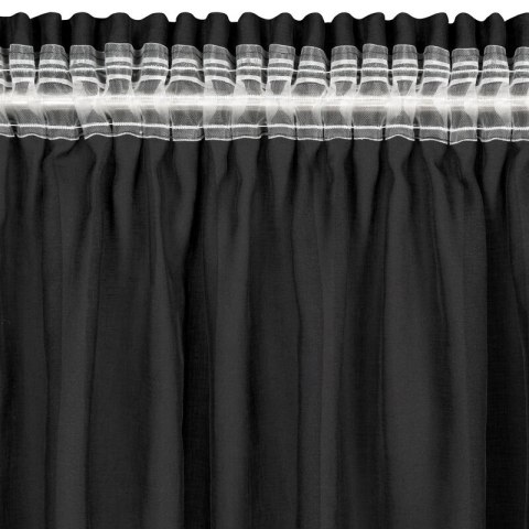 FIRANA GOTOWA DANI 1 NA TAŚMIE 140 X 250 CM CZARNY