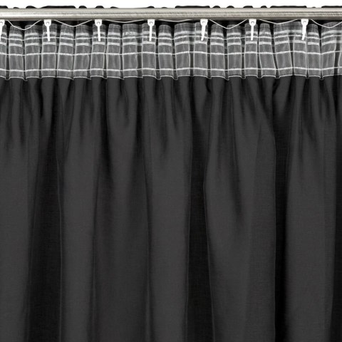 FIRANA GOTOWA DANI 1 NA TAŚMIE 140 X 250 CM CZARNY