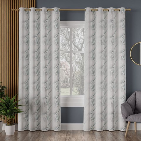 LINESA Tkanina dekoracyjna NINA WODOODPORNA, 160cm, kolor 003 szaro niebieski D00261/NIW/003/160000/1