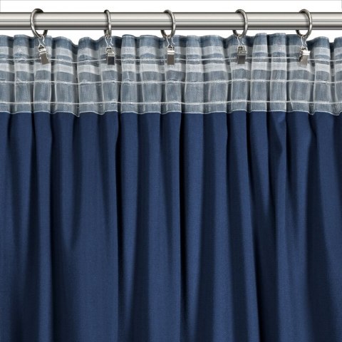 ZASŁONA GOTOWA CARLI NA TAŚMIE 140 X 250 CM GRANATOWY