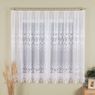 Firanka żakardowa na metry 018965 wysokość 170 cm kolor biały