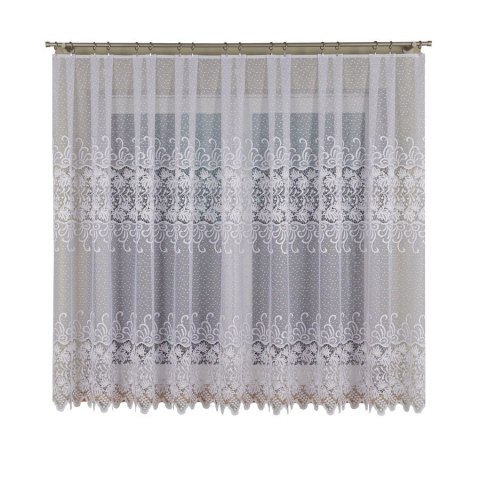 Firanka żakardowa na metry 018965 wysokość 170 cm kolor biały