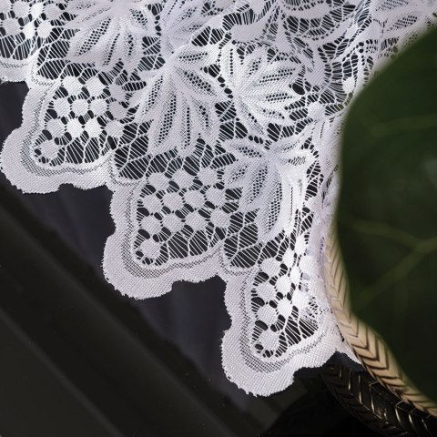 Firanka żakardowa na metry 018965 wysokość 180 cm kolor biały