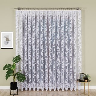 Firanka żakardowa na metry 018893 wysokość 250 cm kolor biały