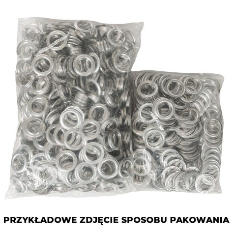 Przelotka nierdzewna do użytku zewn., śr wew 40mm zewn. 62m, kolor chrom satyna 021 PRZELO/MET/N21/040009/1