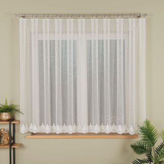 Firanka haftowana na metry 121490 wysokość 160 cm kolor kremowy