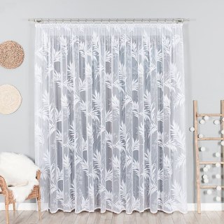 Firanka żakardowa na metry 018920 wysokość 300 cm kolor biały