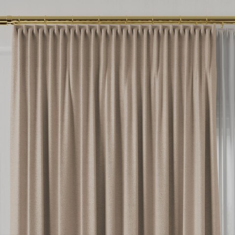 LUKRECJA Tkanina dekoracyjna, wysokość 310cm, kolor 008 ciemny beż 535008/TDP/008/000310/1