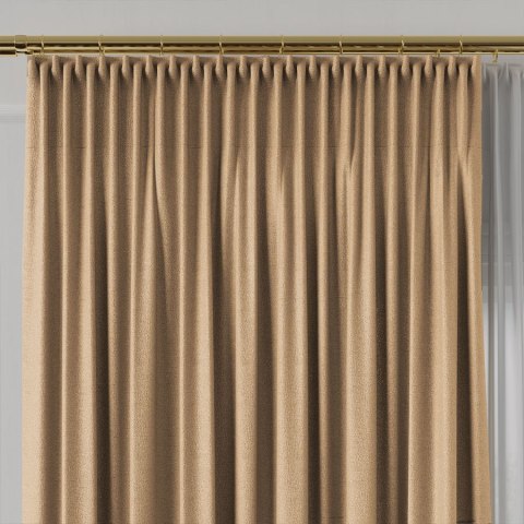 LUKRECJA Tkanina dekoracyjna, wysokość 310cm, kolor 010 ciepły kawowy 535008/TDP/010/000310/1