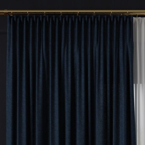 LUKRECJA Tkanina dekoracyjna, wysokość 310cm, kolor 029 granatowy 535008/TDP/029/000310/1