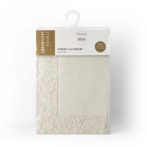 DYWANIK ŁAZIENKOWY NIKA (02) 50 X 70 CM KREMOWY