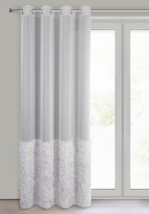 FIRANA GOTOWA MARGARET2 140 X 250 CM SREBRNY