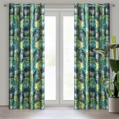 ZASŁONA GOTOWA DAVOS 140 X 250 CM CZARNY