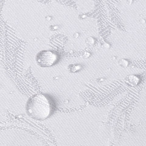 ALAN Tkanina obrusowa wodoodporna, szerokość 164cm, kolor 010 biały TORENA/204/001/164000/1