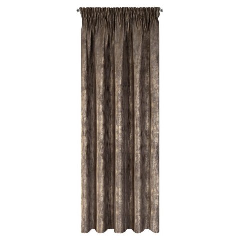 ZASŁONA GOTOWA ESTEL NA TAŚMIE 140 X 270 CM BRĄZOWY