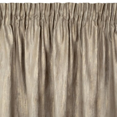 ZASŁONA GOTOWA ESTEL NA TAŚMIE 140 X 270 CM CIEMNOBEŻOWY