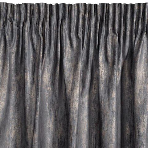 ZASŁONA GOTOWA ESTEL NA TAŚMIE 140 X 270 CM GRAFITOWY