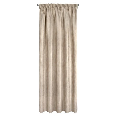 ZASŁONA GOTOWA ESTEL NA TAŚMIE 140 X 270 CM JASNOBEŻOWY