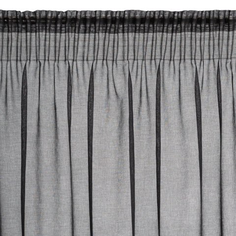 FIRANA GOTOWA CARLI NA TAŚMIE 140 X 250 CM CZARNY